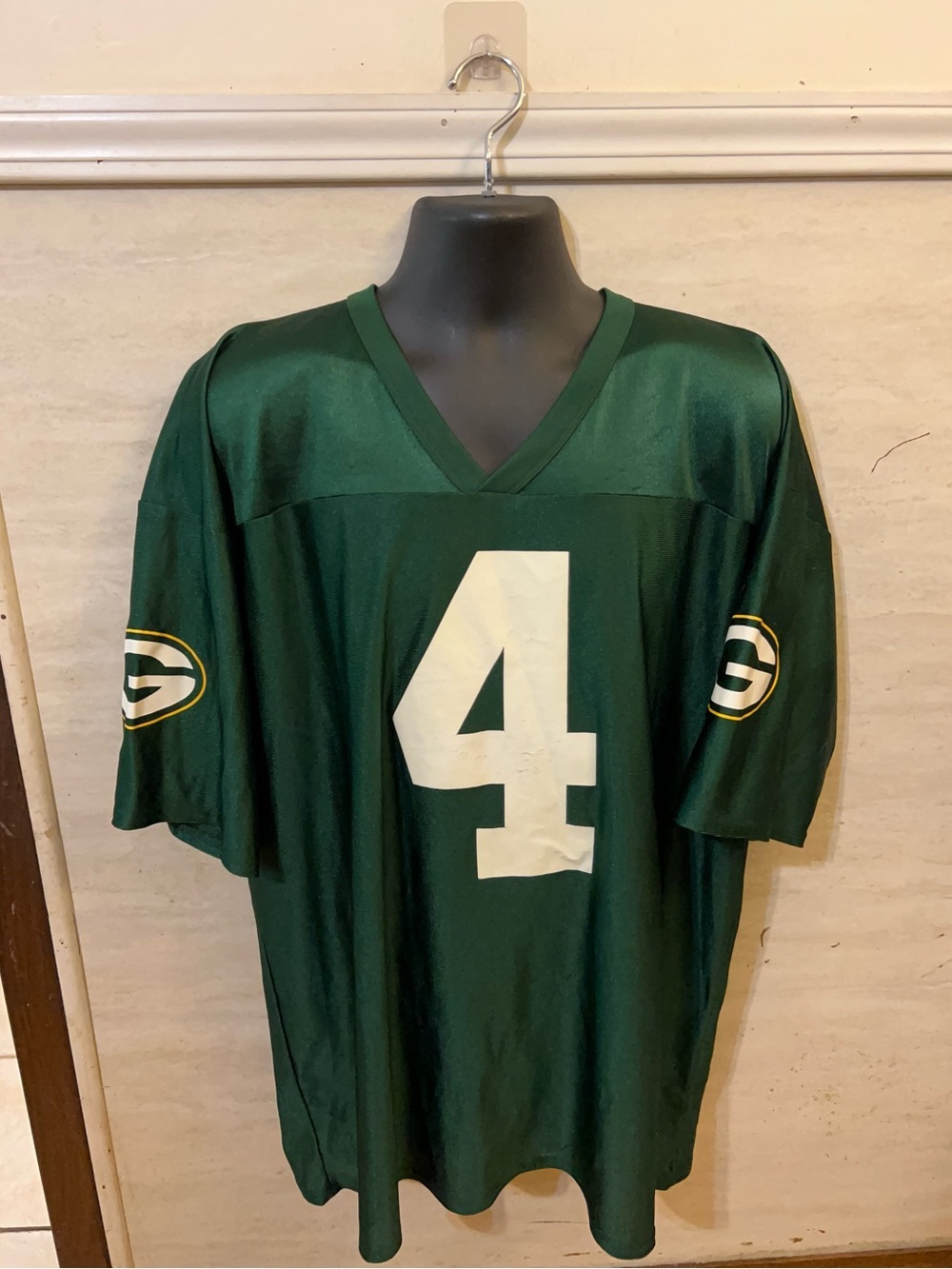 Vintage 1990s Brett Favre Green Bay Packers Home NFL Jersey